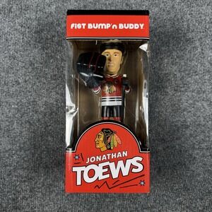 NHL Jonathan Toews Chicago Blackhawks Bobblehead 9" Fist Bump'n Buddy NIB